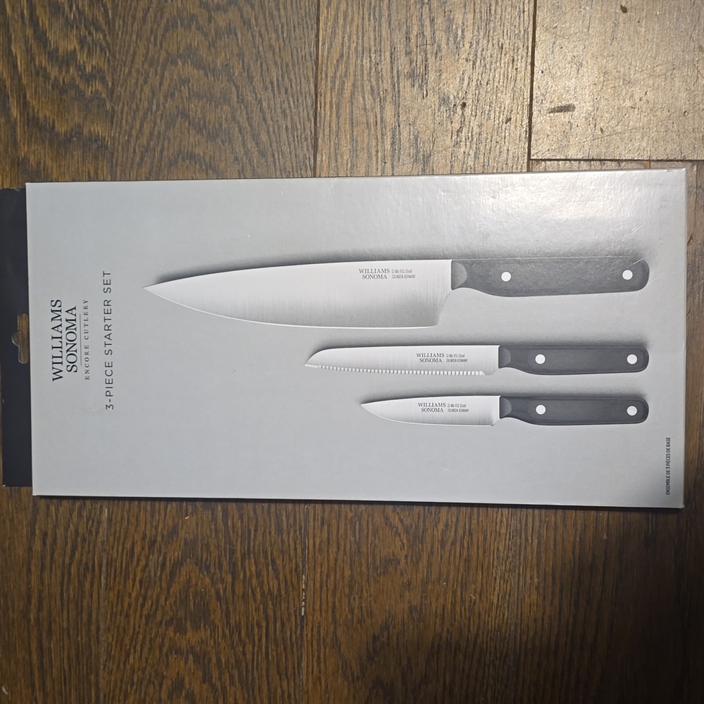 BNWT Williams Sonoma Encore Starter Knives, Set of 3, Retail Price $169.95 USD - Picture 2 of 8